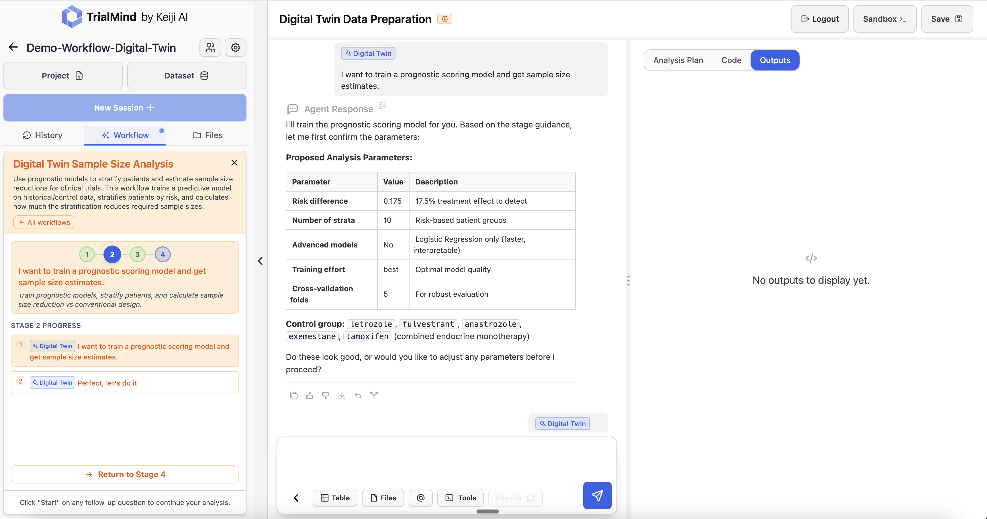 Model Parameters Configuration